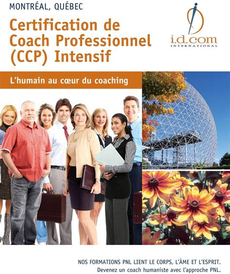 certification de coaching professionnel.